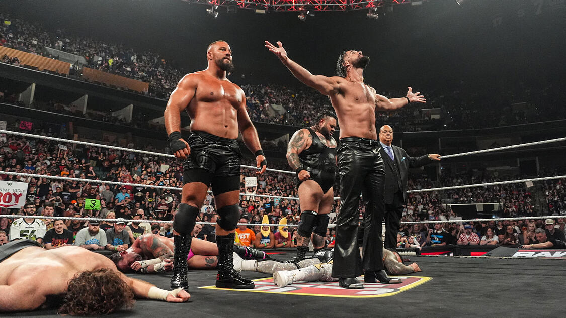 Seth Rollins, Bron Breakker, Bronson Reed